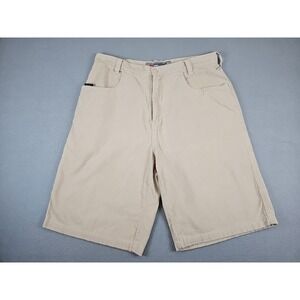 Anchor Blue Men's 36‎ Beige Baggy Corduroy Cargo Shorts Y2K Vintage